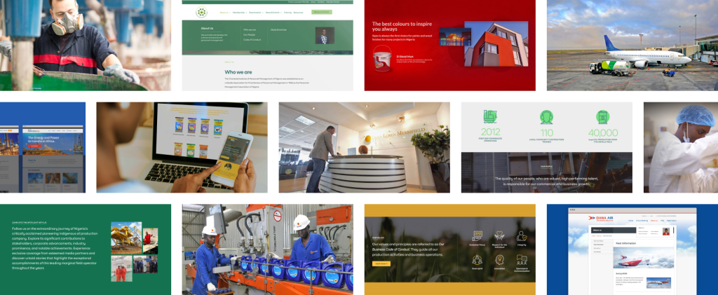 Unotech web design clients portfolio